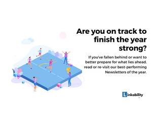 Are you on track to finish the year strong?